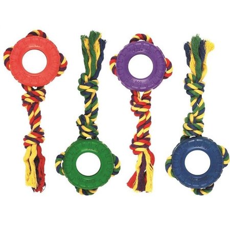CHOMPER Toy Pet Rope/Rubber Tug/Toss CTZ100M
